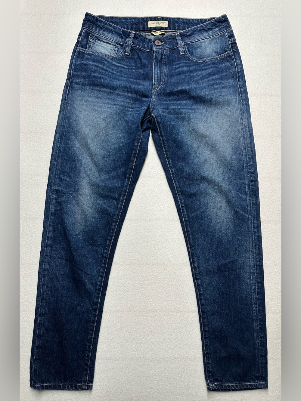 Levi’s Made & Crafted Marker Tapered Jeans 27 Made in Italy Blue Denim